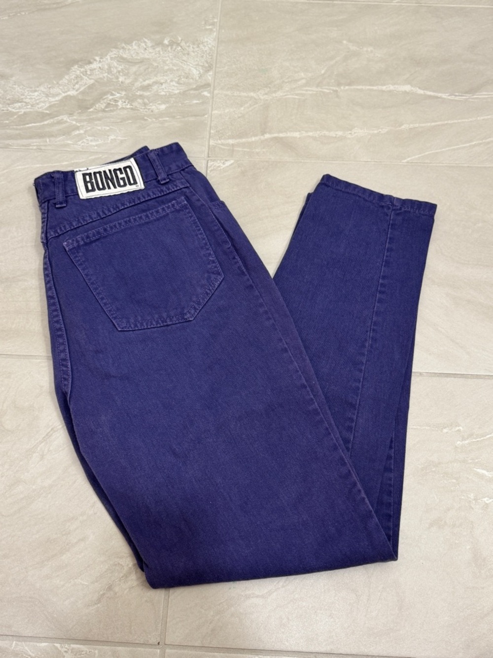 BONGO Purple High Rise Straight Leg Jeans Y2K Vintage